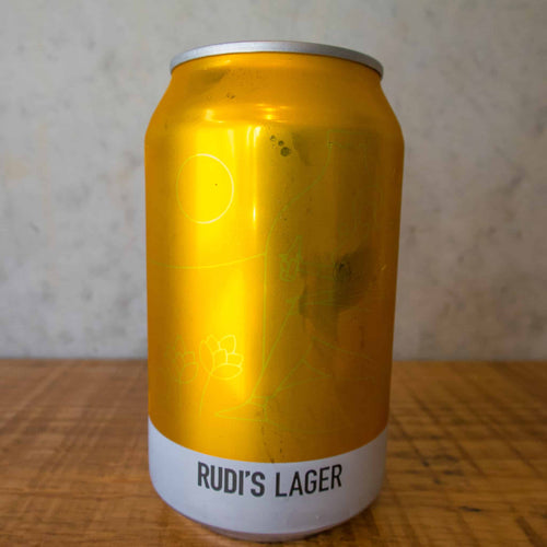 Rudi's Lager 5% 330mL can