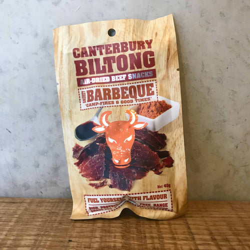 Canterbury Smokey Barbeque Biltong 40g - Bottle Stop