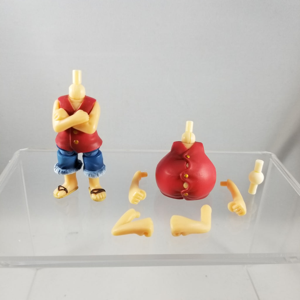 Chibi Arts Monkey D Luffy S Body With Alternate Bloated Belly Piece Chibi Chop Shop