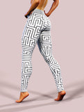 Maze To My Heart Yoga Pants-High waisted leggings-bootysculpted