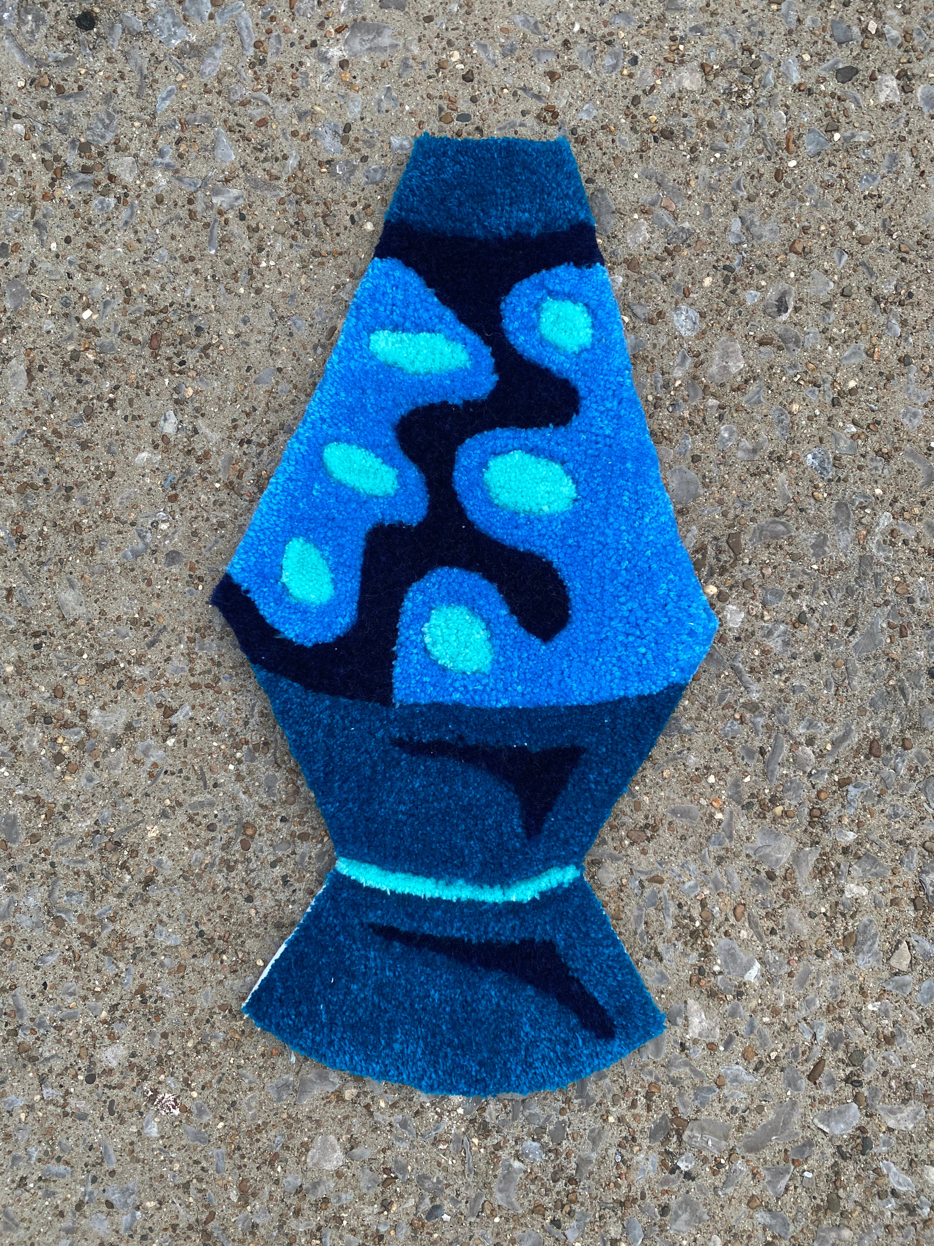 Blue lava lamp BONG RUG