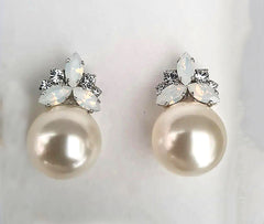 pearl beads earrings