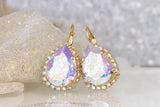 ab crystal drop earrings