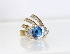 Evil eye ring