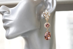 blush Rebeka earrings