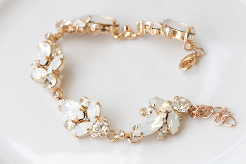 white opal bracelet