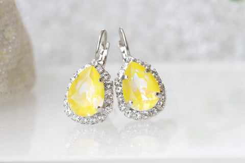 yellow earrings