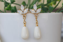 pearl earrings