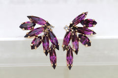 amethyst stud earrings 