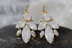 opal drop earrings