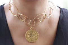lion coin necklace