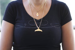 gold tail necklace