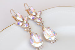 ab crystal earrings