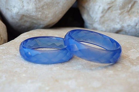agate band rings