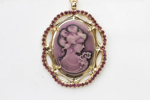 antique cameo necklace