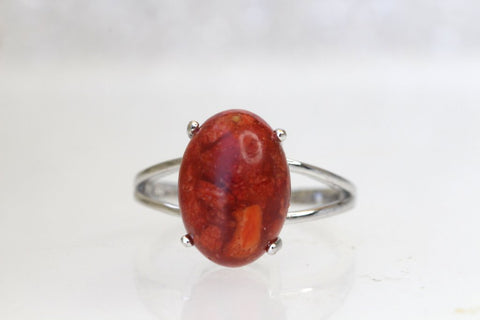 coral rings for ladies