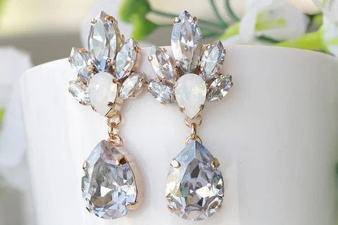 earrings for the bride