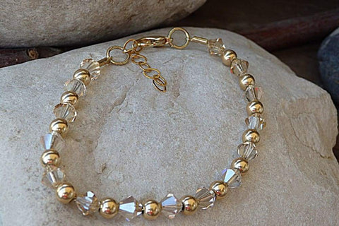 gold filled beaded jewelry