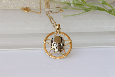 gold skull jewelry