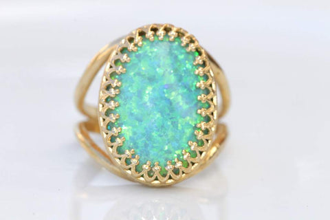 green opal jewelry