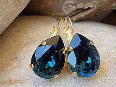 blue topaz earrings