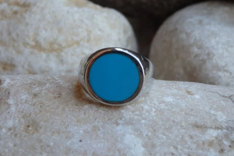 light blue ring