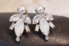 bridal art deco earrings