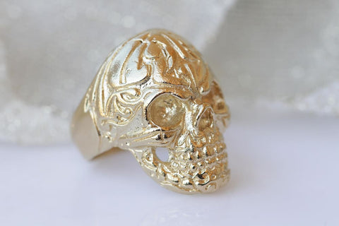 unique skull rings