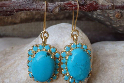 vintage turquoise earrings