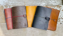 Load image into Gallery viewer, Cognac Leather Journal