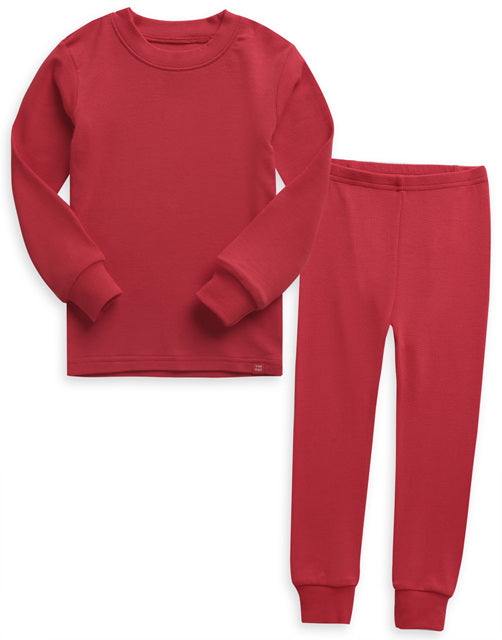 Red Modal Long Sleeve Pajama