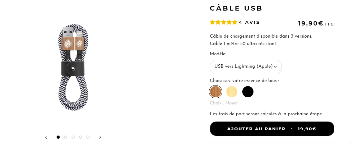 Découvrez notre collection de câble usb 2.0 à charge rapide