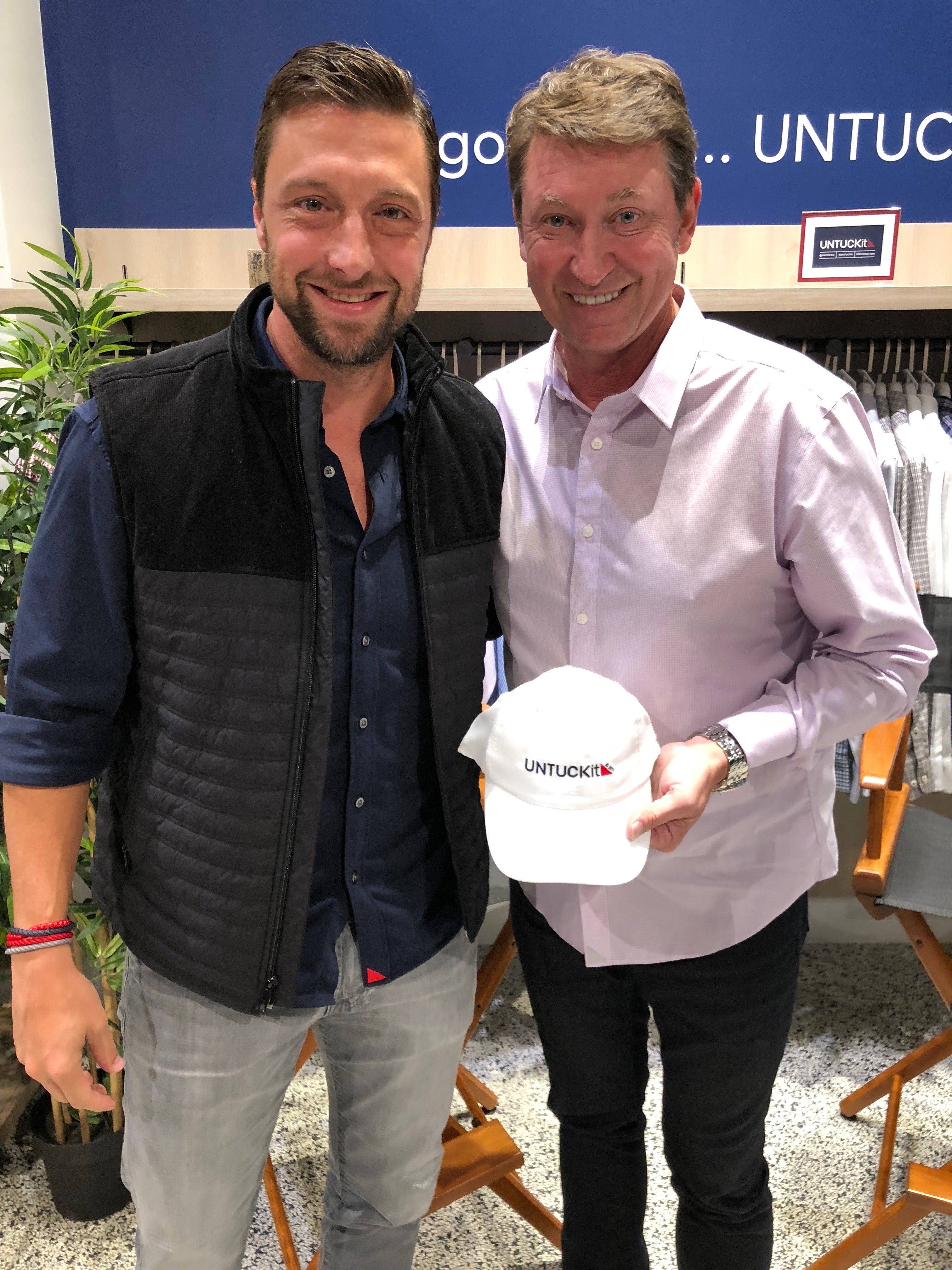 Chris Riccobono with Wayne Gretzky