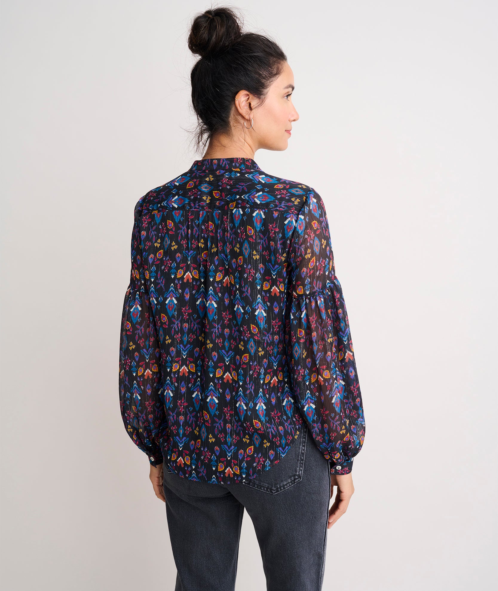 Georgette Bishop Sleeve Lorelei Shirt - FINAL SALE