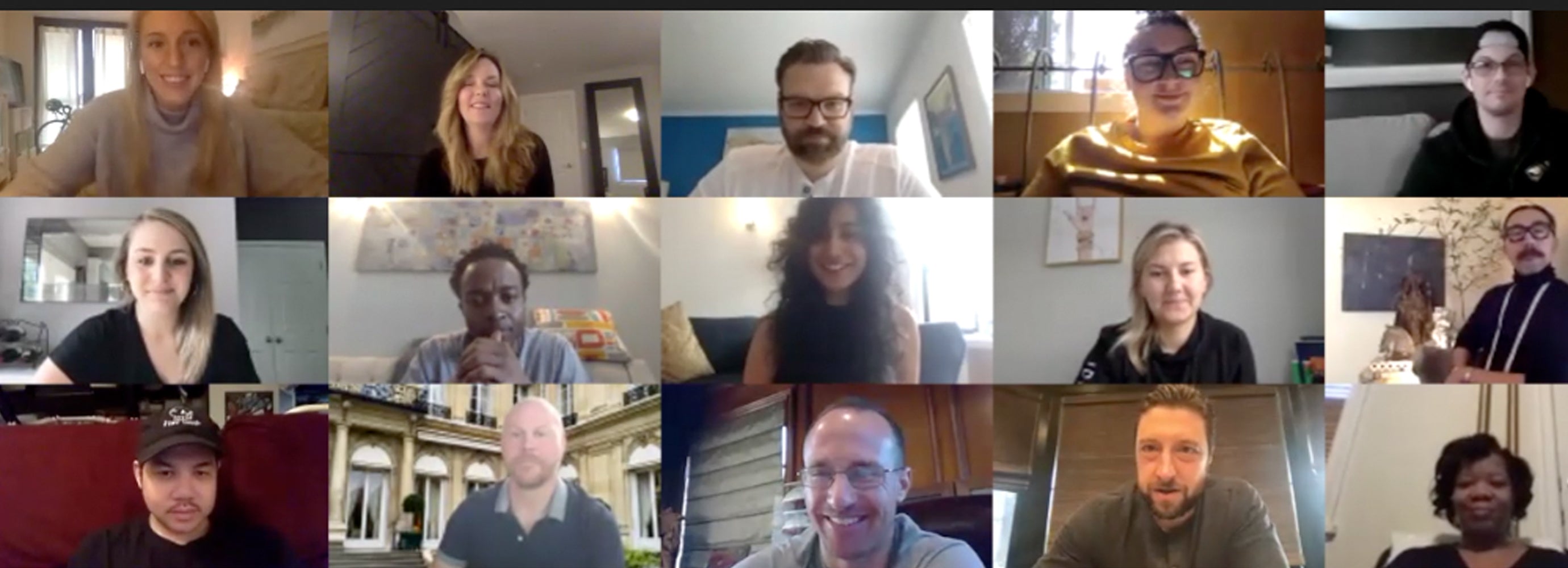 UNTUCKit Corporate team on zoom call