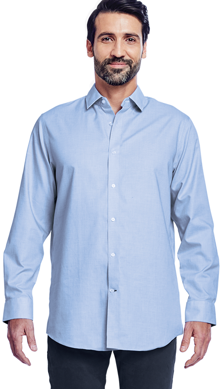 untucked business shirt