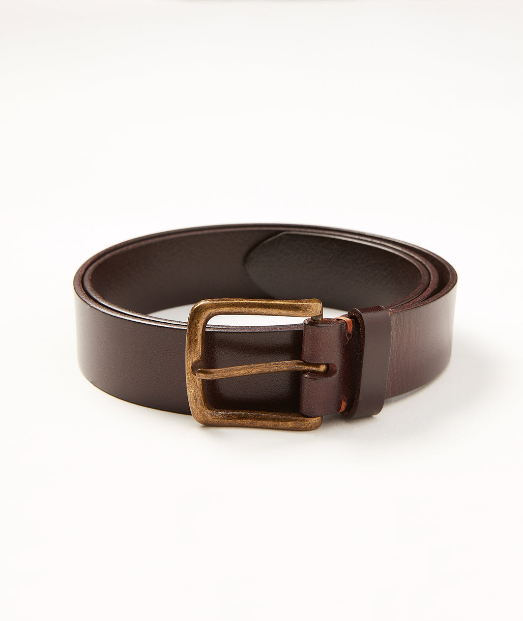 Leather Belt Elton - Brown | UNTUCKit
