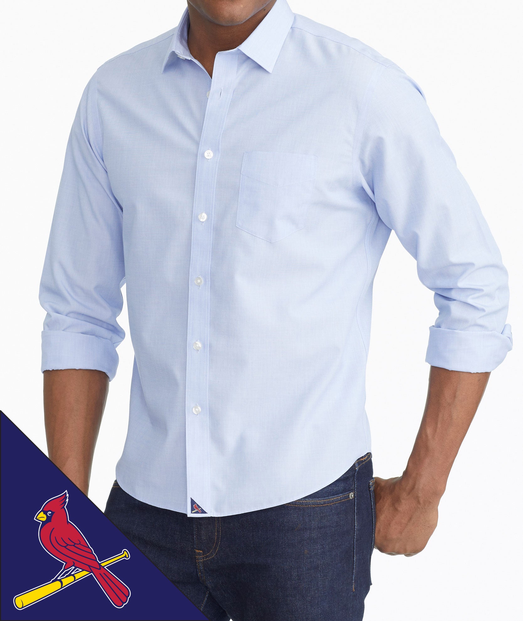 st louis cardinals dress shirt