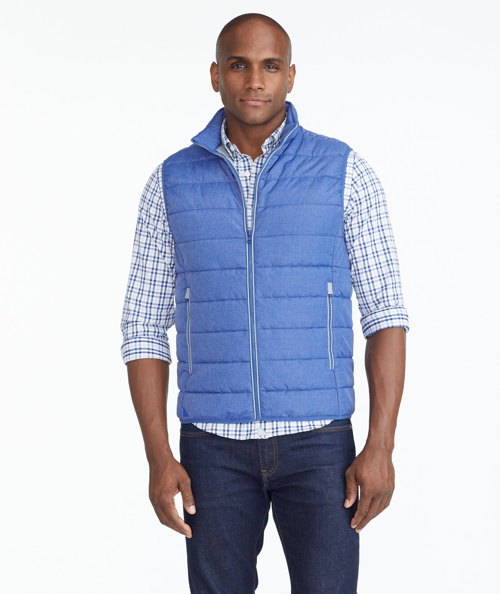 Puffer Vest Thierry - Blue | UNTUCKit