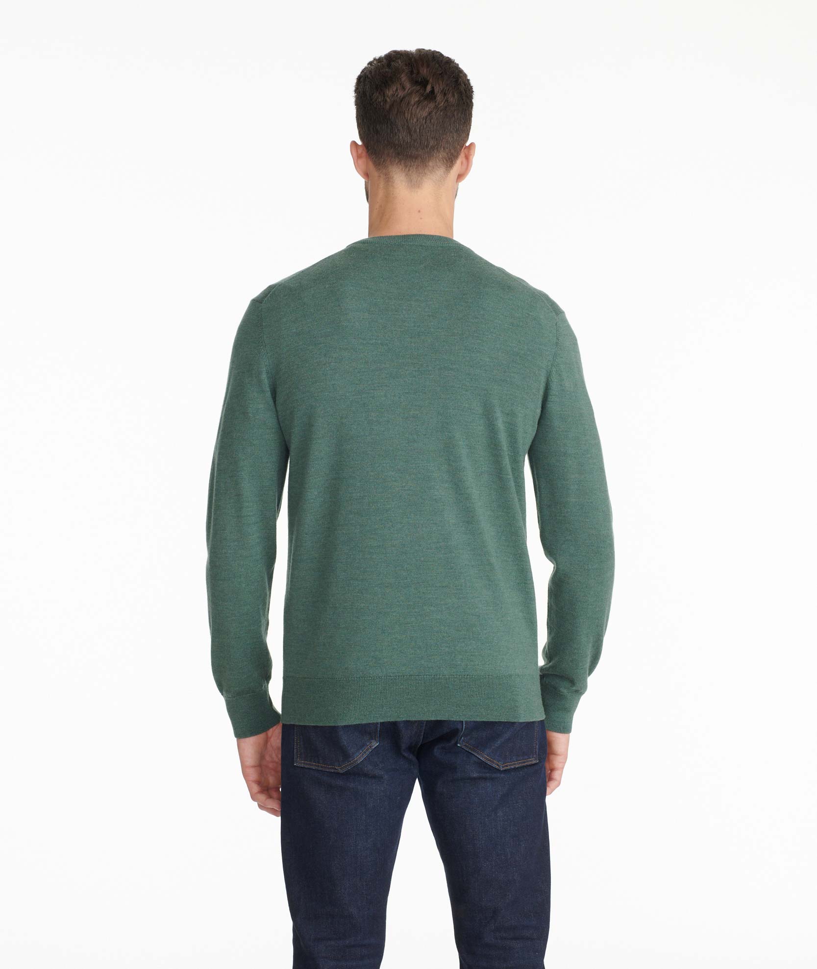 Merino-Wool V-Neck Sweater