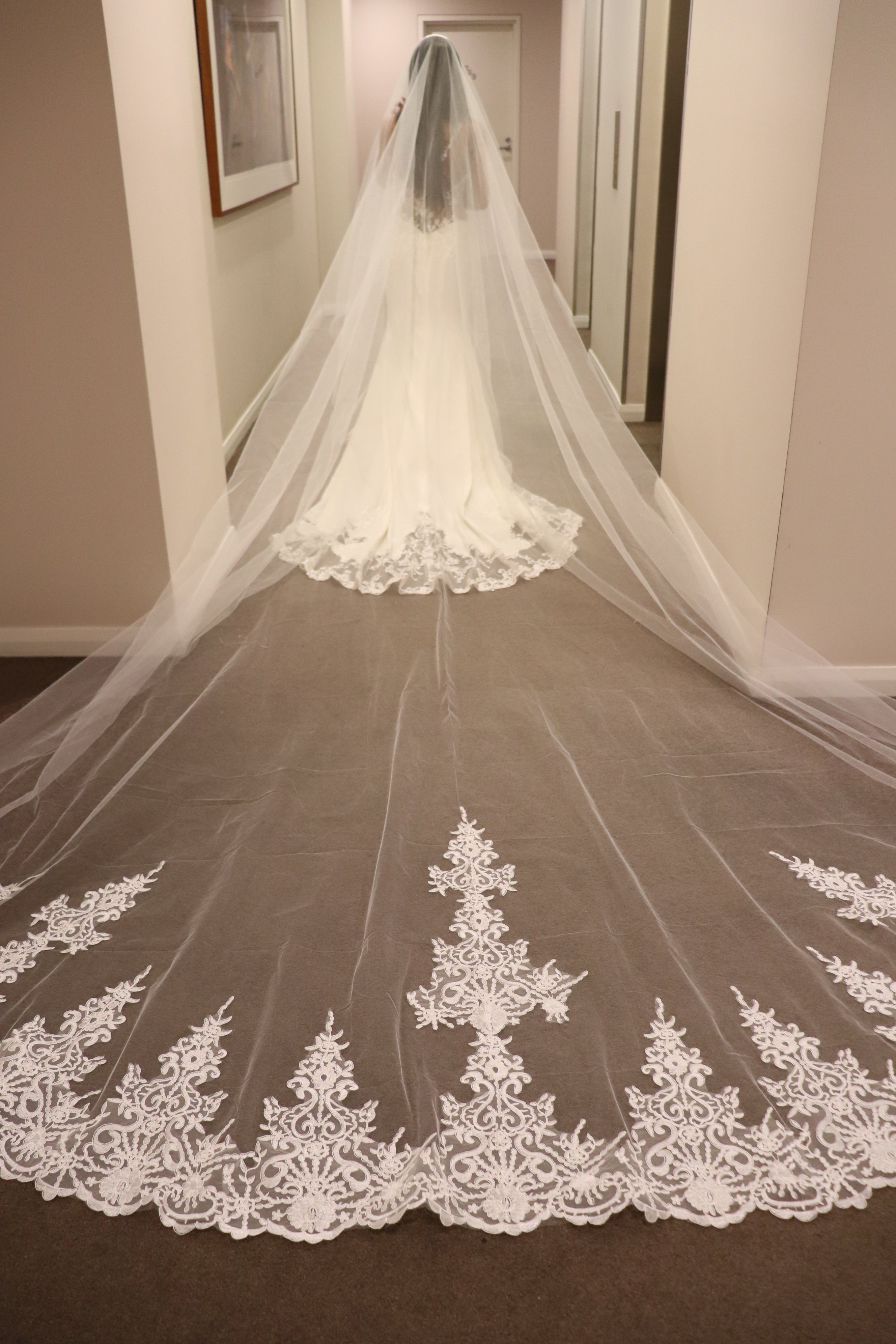 ivory cathedral veil