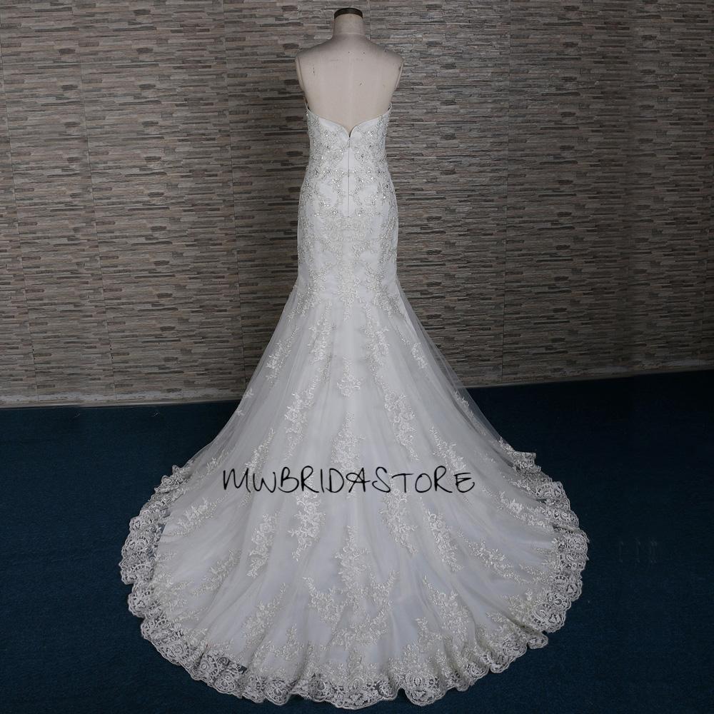 lace and glitter wedding dress