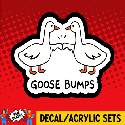 Silly Goose - DECAL AND ACRYLIC SHAPE #DA01367 – BAM Blanks and More