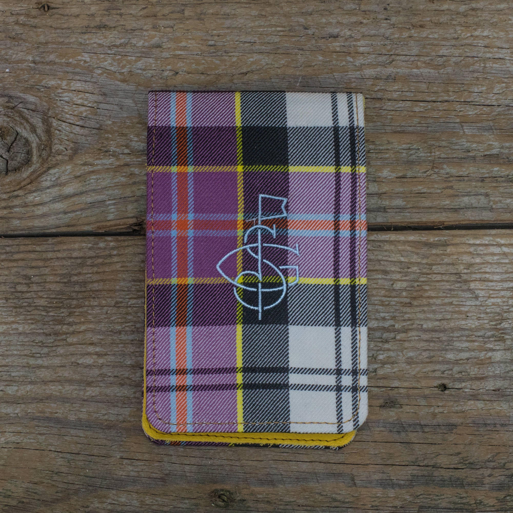 Culloden Dress Modern Tartan Yardage Book Cover | SEAMUS GOLF