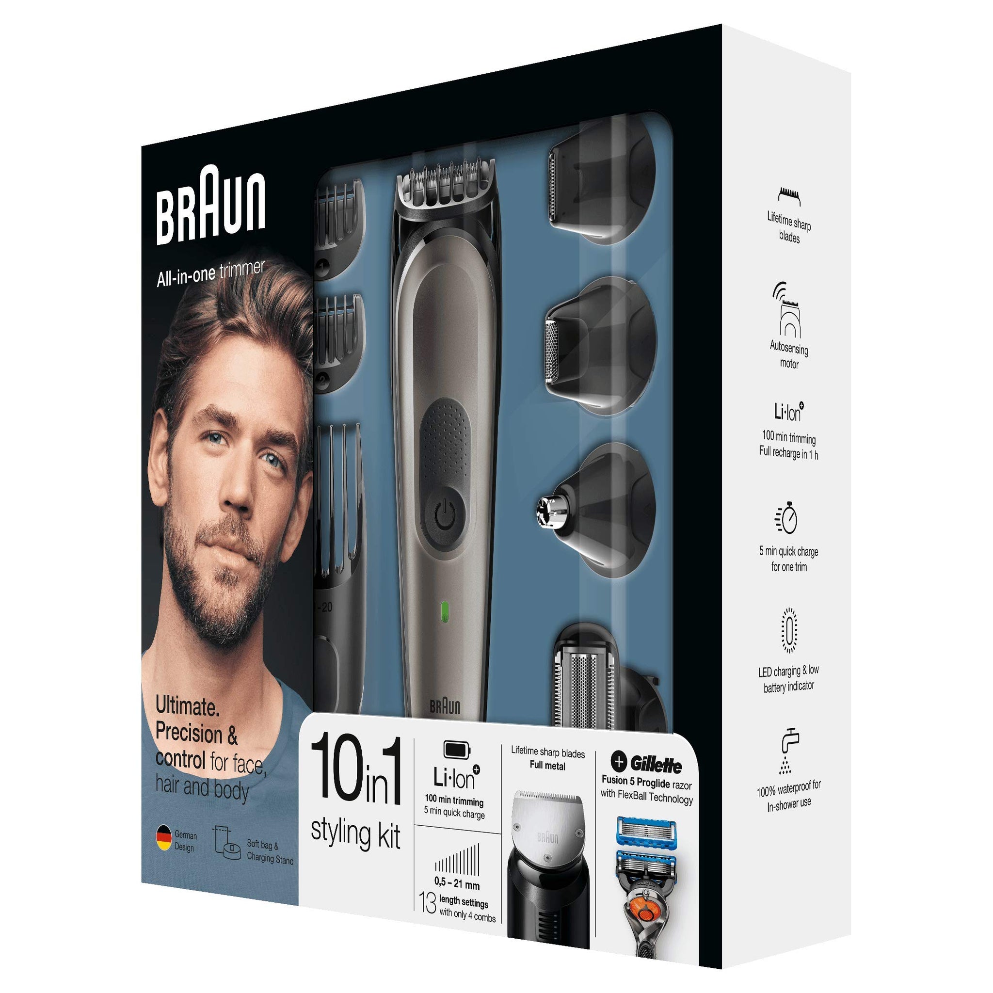 beard trimmer and shaver in one