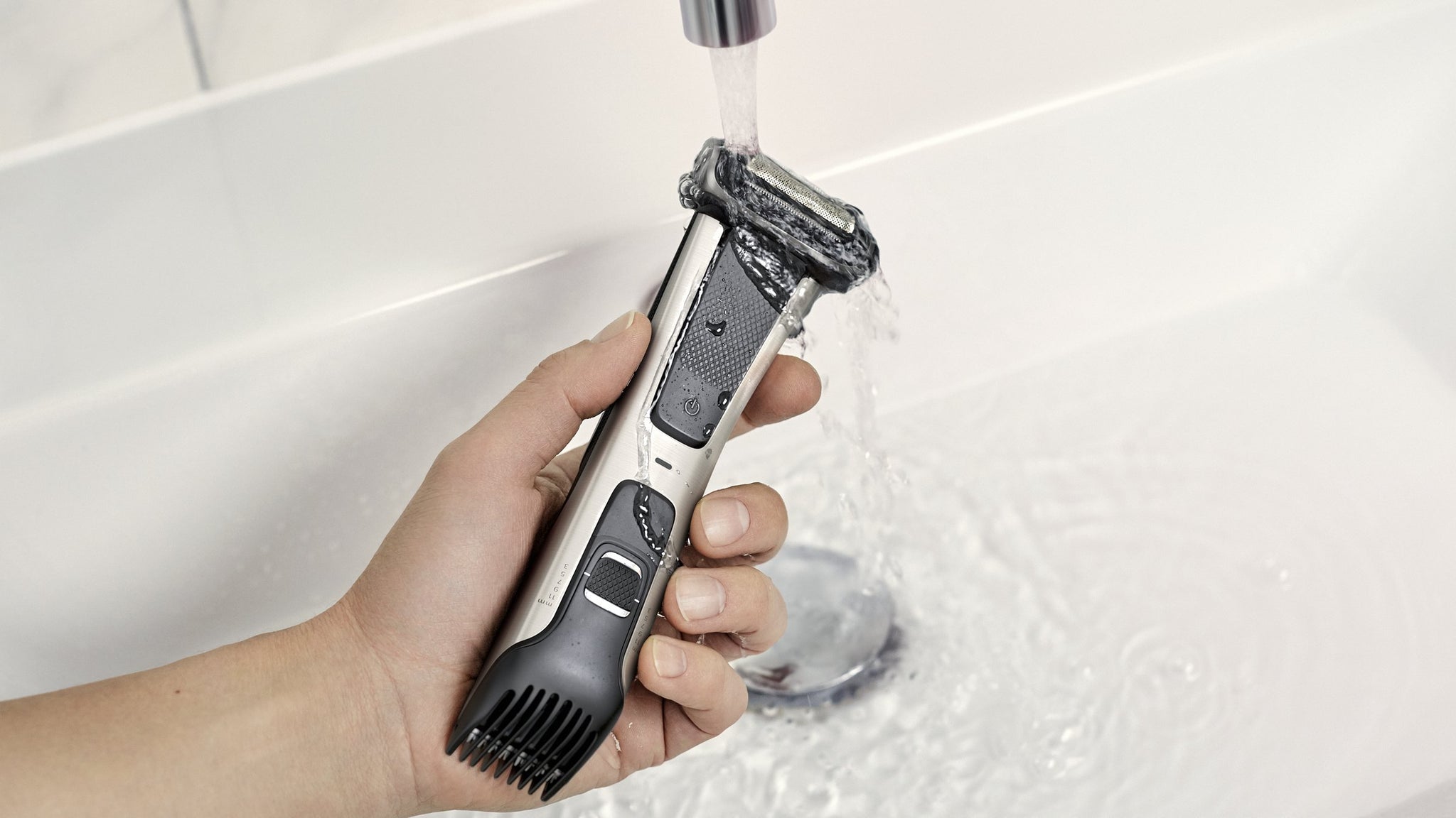 showerproof body groomer