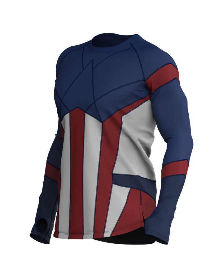 captain america long sleeve t shirt