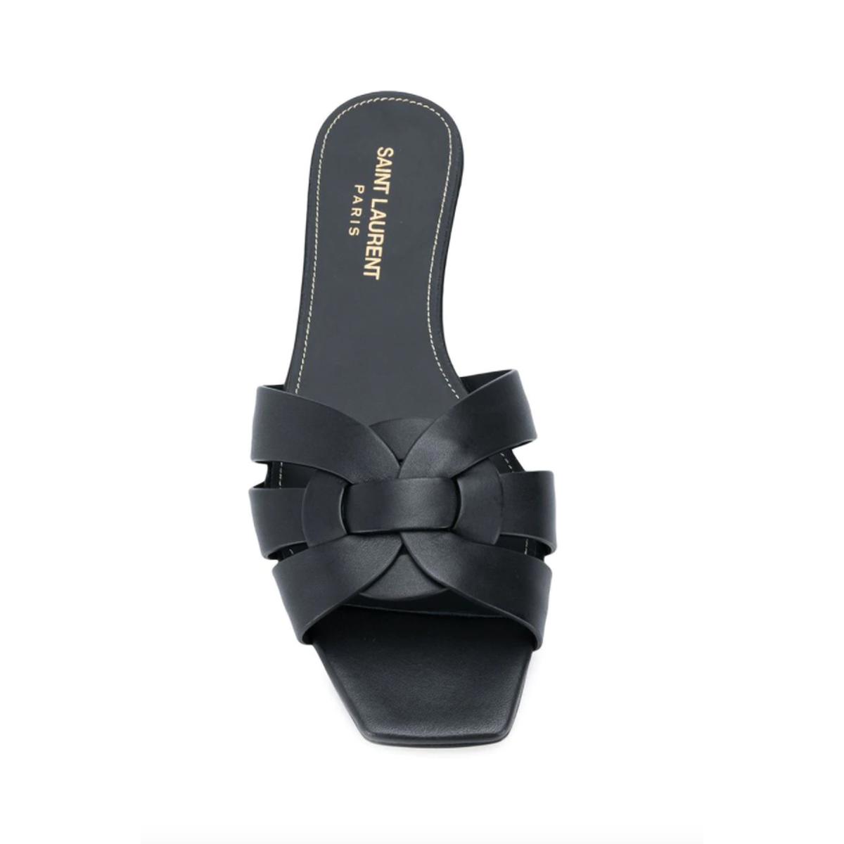 saint laurent flat tribute sandals