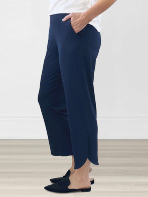 Keltie ponte mid-rise slim pant