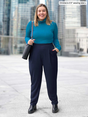 Darwin ankle-length trousers with side pockets, Ethical Clothing